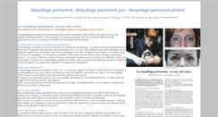 Desktop Screenshot of maquillage-permanent.profusionsesthetique.com